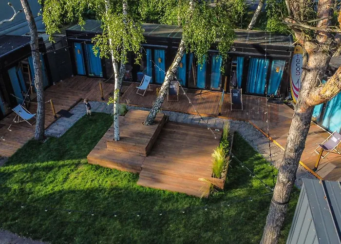 Hostel Klimatyzowane Surf - Maszoperia Sun4hel - Letnia Baza Snowshow Na Polwyspie Helskim Jastarnia